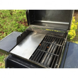 plancha inox a medida para barbacoa