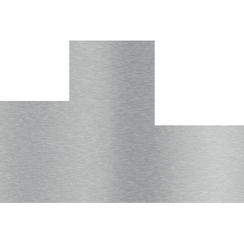 Chapa en inox satinado con 2 cortes Chapa en inox satinado con 2 cortes
