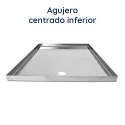 Plancha a medida inox con 4...